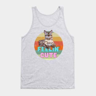 Feelin' Cute (cat) Tank Top